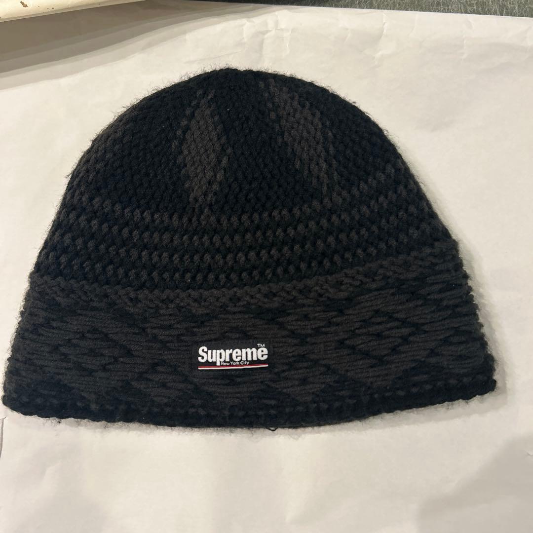 帽子 Supreme Diamond Beanie Black 25AW