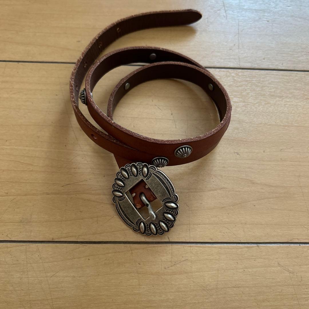 Polo by Ralph Lauren レザーベルト　スタッズ　70s