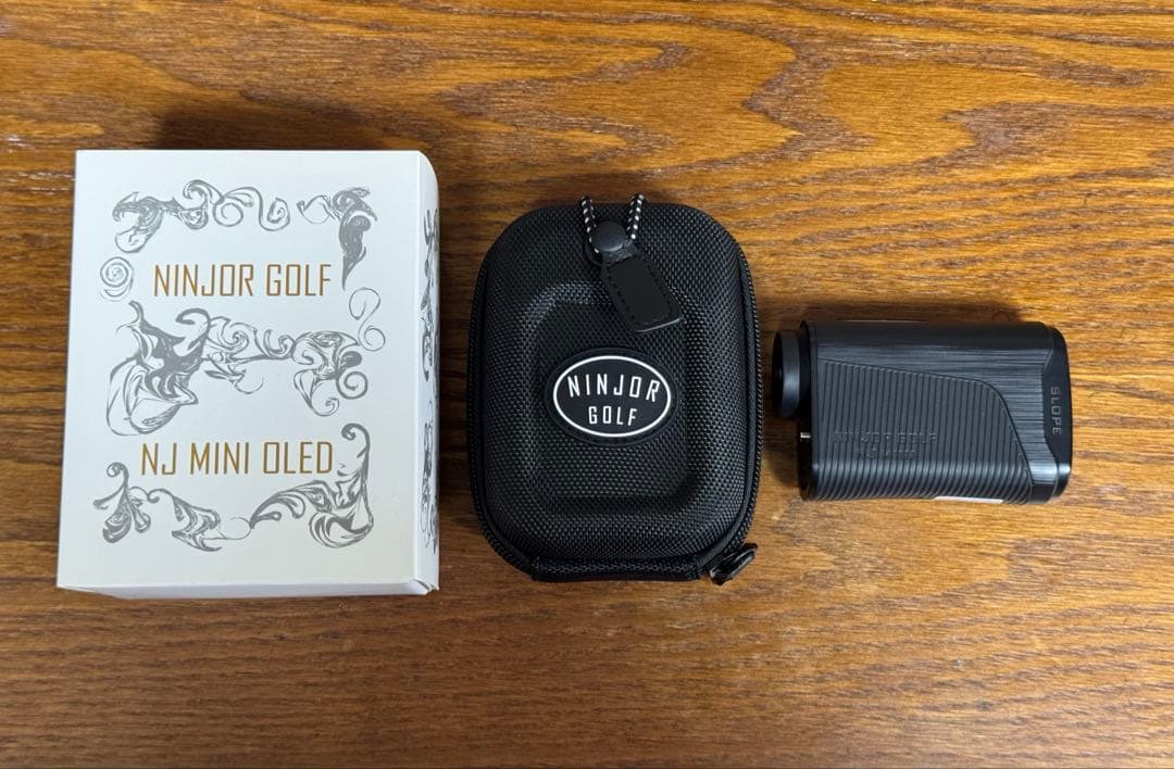 美品 NINJOR GOLF NJ MINI OLED ブラック 3点測定