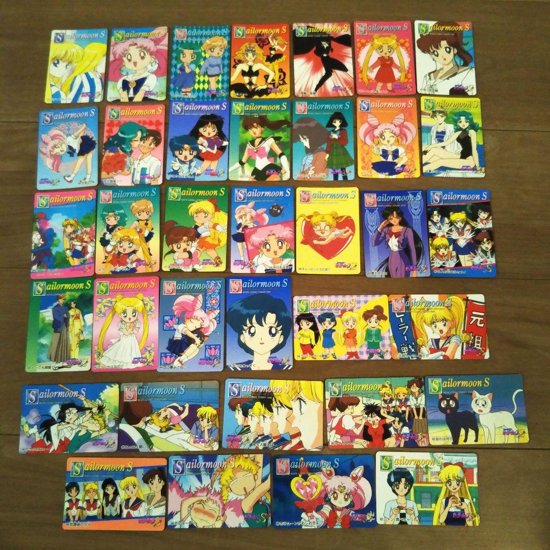 当時物&美品　セーラームーン　アマダpart9ノーマルコンプセットカード36枚