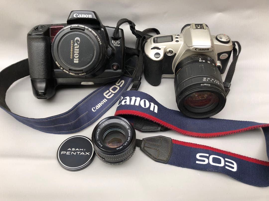 フィルムカメラ Canon EOS10 QD& Canon EOS KISS (I52)