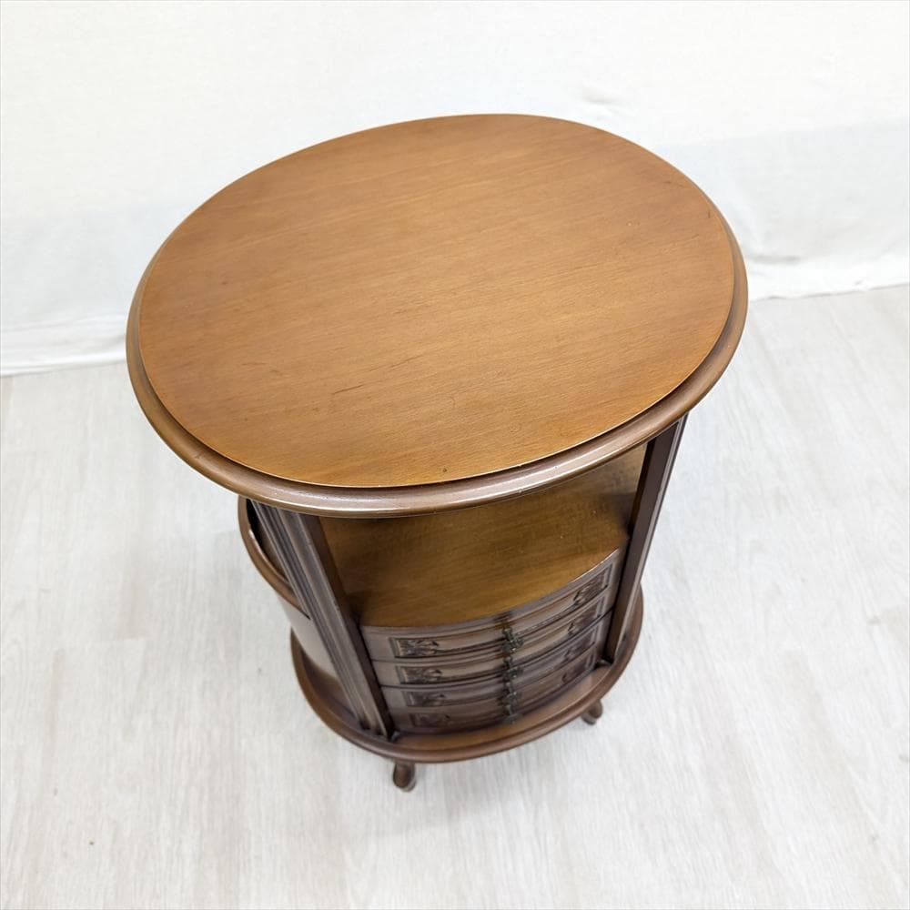 猫脚　コンソール　チェスト　キャビネット　引き出し　ドロワー　小物　花台　飾り台