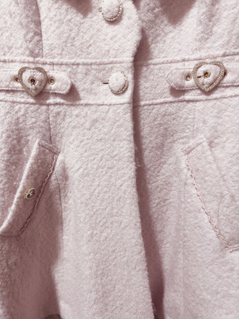 ♡ LIZLISA Aラインコート ピンク ♡