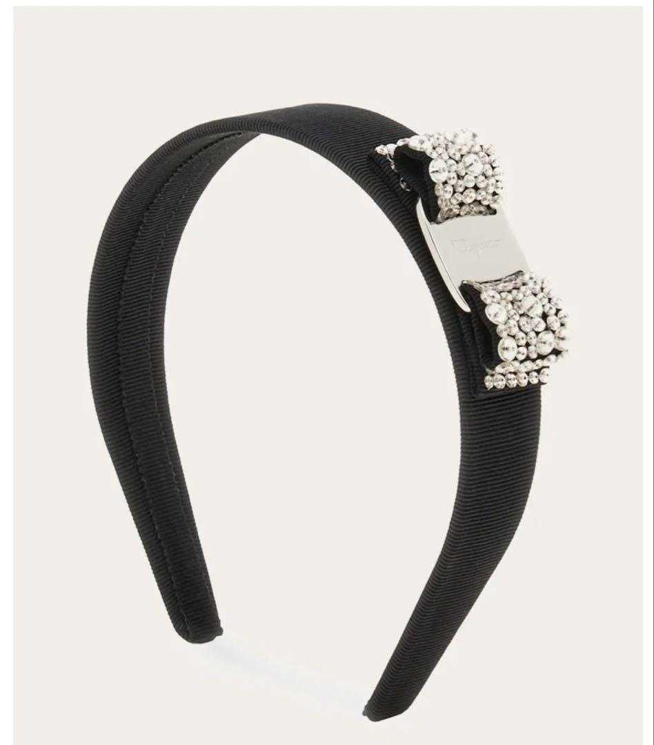 FERRAGAMO カチューシャ ブラック