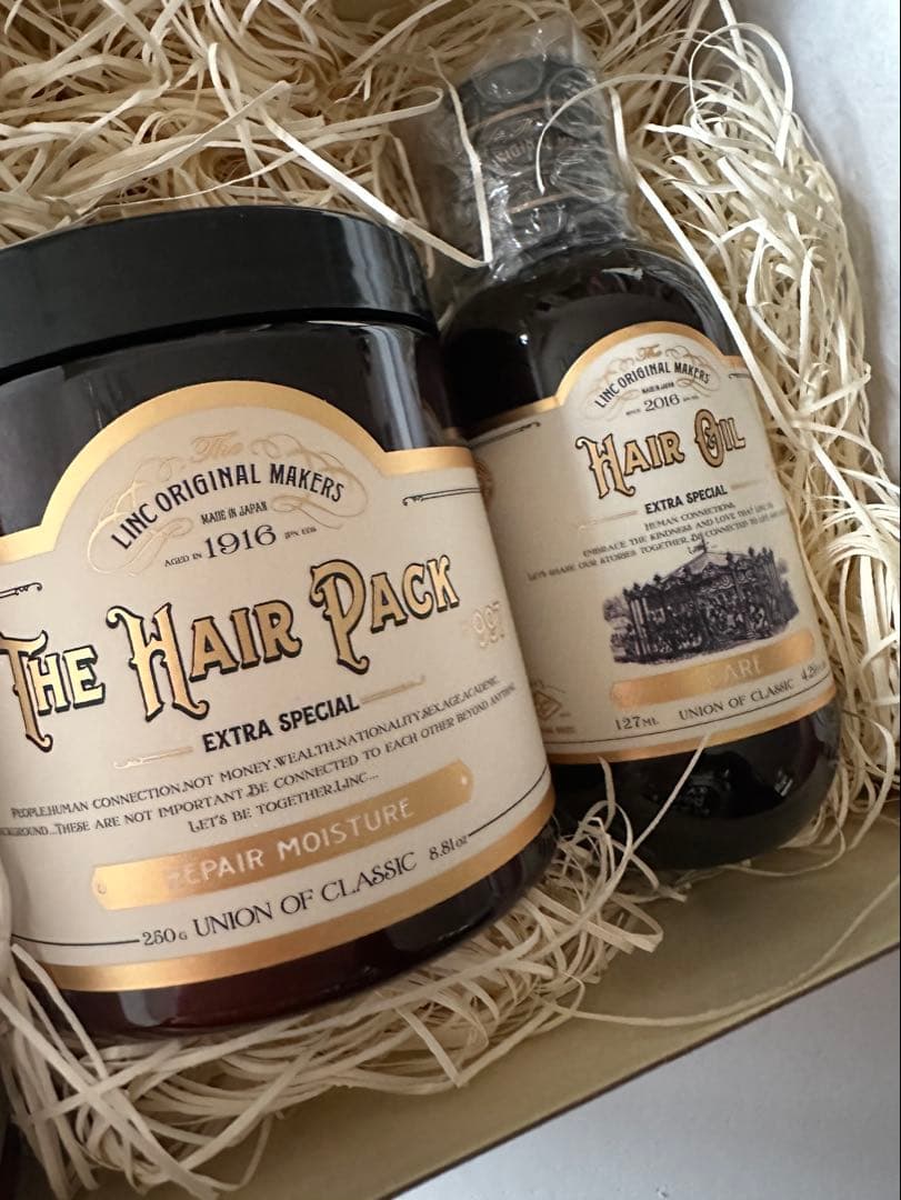 正規品 LINC リンクオリジナルメーカーズ ヘアオイル＆ヘアパックセット997