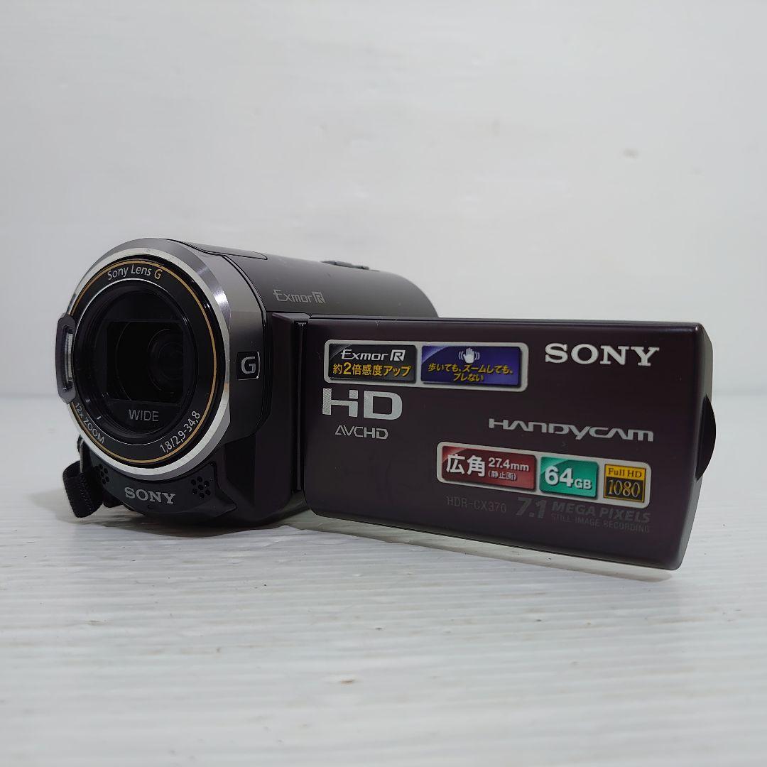 動作ok　SONY　Handycam HDR-CX370V 10年