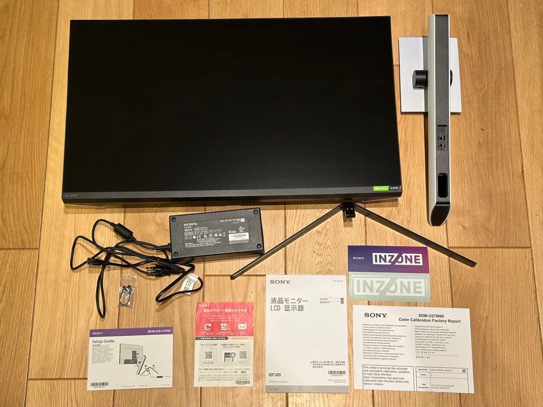 【美品】SONY INZONE M9 モニター ドット抜けなし 付属品あり