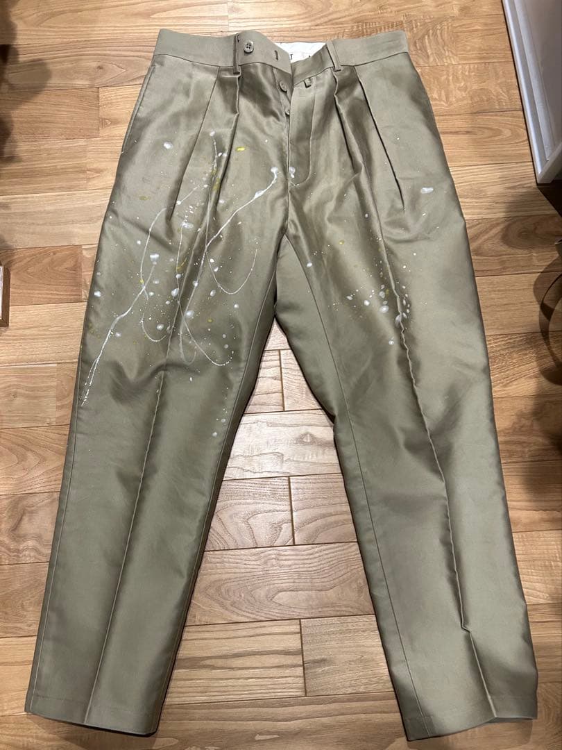 NEAT giza moleskin tapered B paint ニート