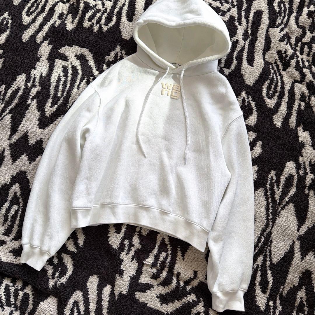 美品 ★ alexander wang ロゴ パーカー