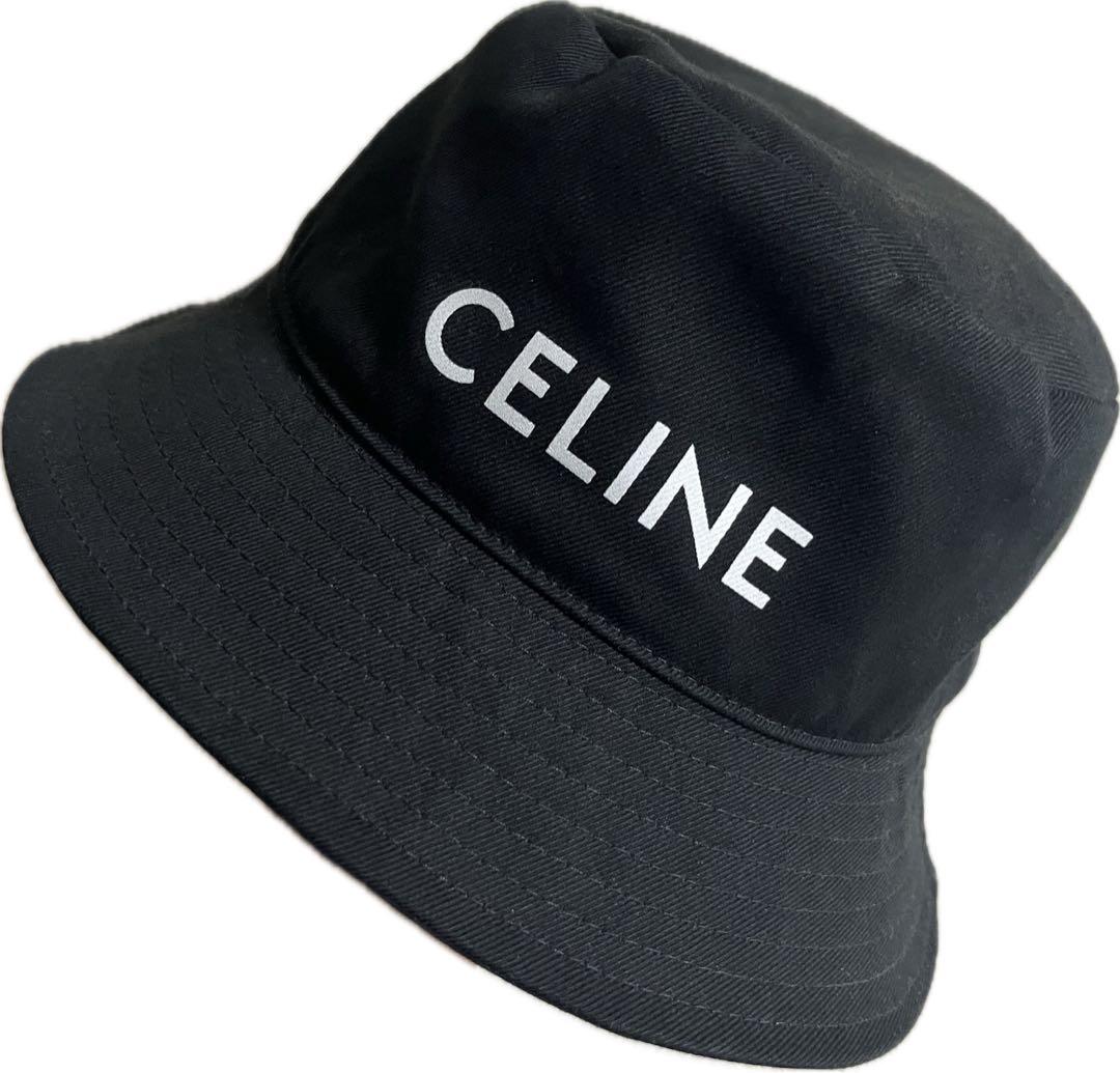 CELINE ブラック バケットハット