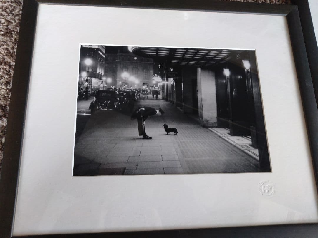 ロンドン　THE CONRAN SHOP　モノクロアート　フォト2枚セット