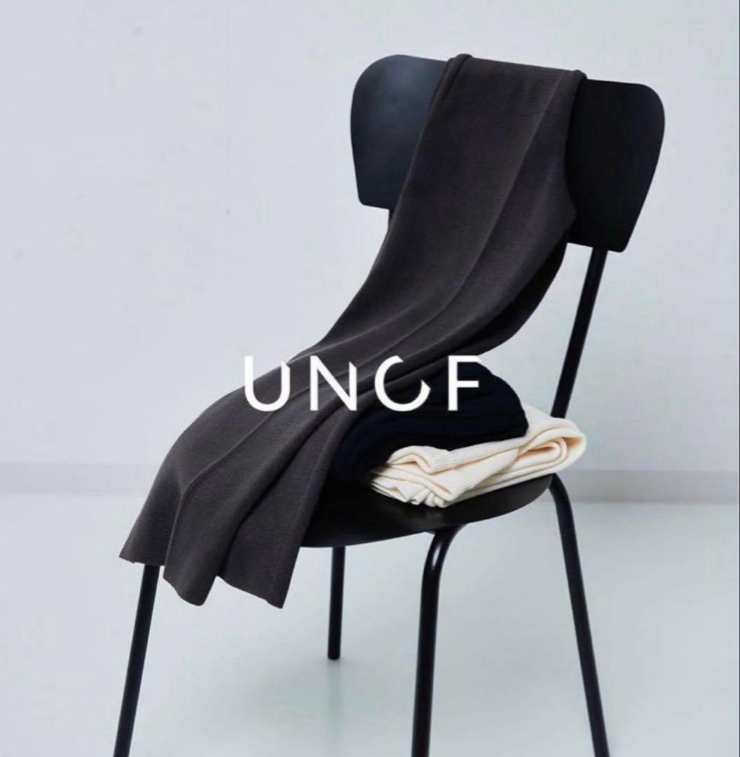 試着のみ UNOF ニットパンツ ダークブラウン