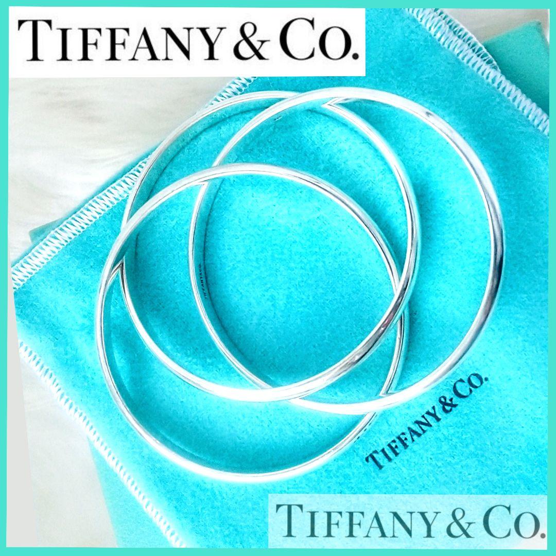 Tiffany & Co.ティファニー ヘビートリニティ シルバー バングル