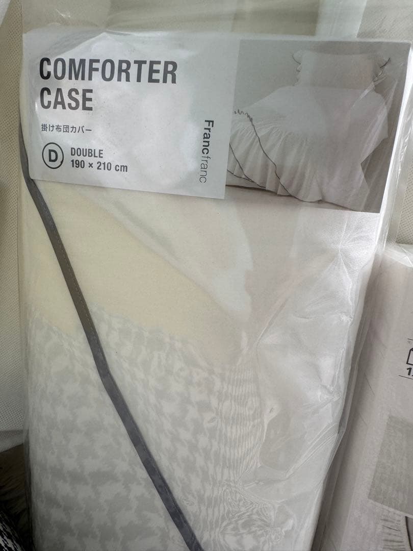 フランフランまくら本体　カバー　ダブル布団カバー　シーツ等 6点　未使用　イケア