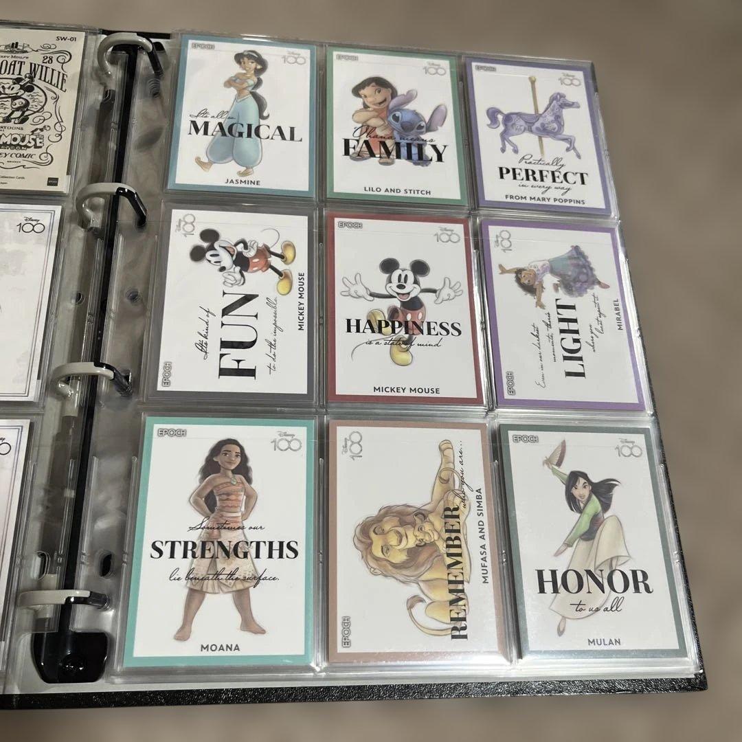 ディズニー100 エポック　Epoch トレーディングカードセット　87枚