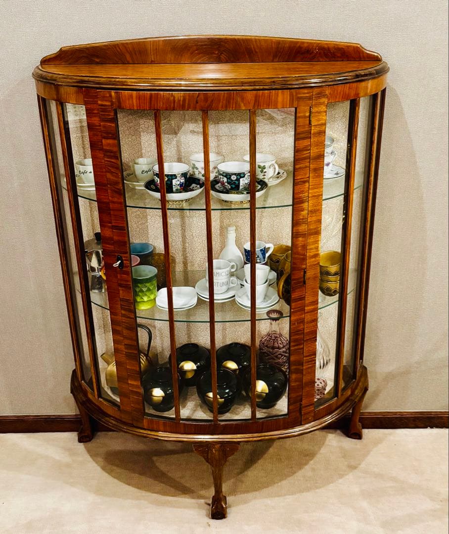 期間限定　世田谷三宿ザグローブアンティークスで購入！ガラスキャビネット飾り棚