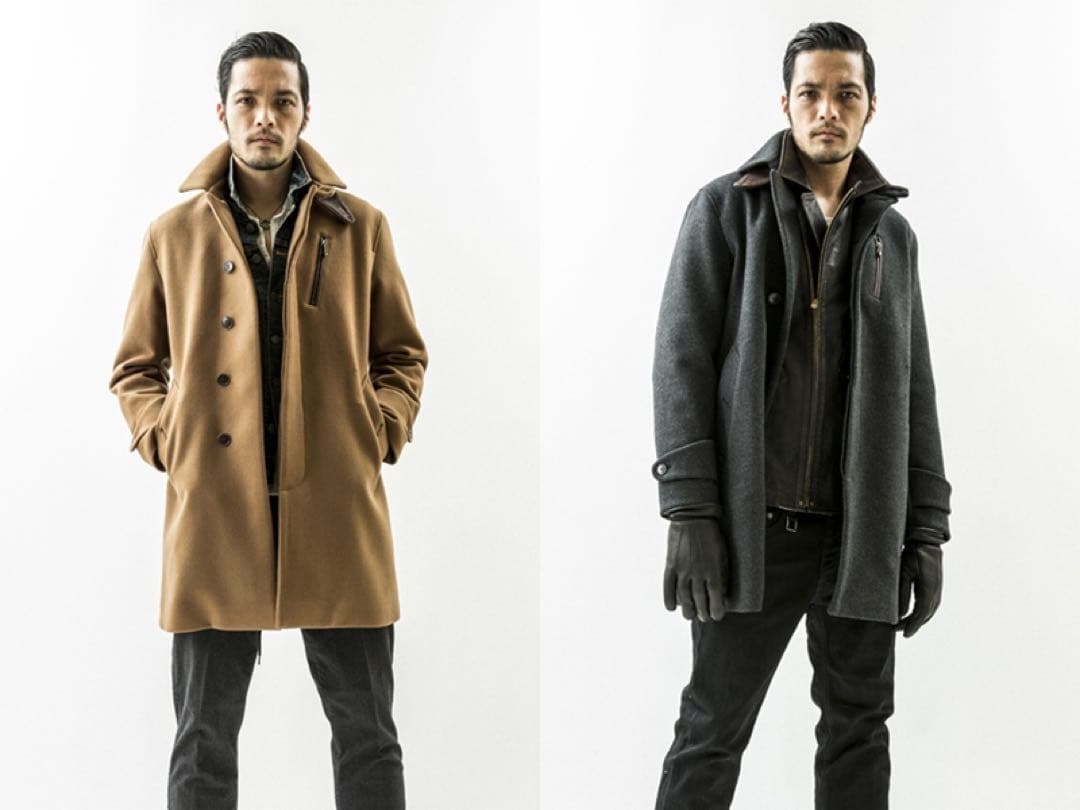 【EGO TRIPPING】STAND-FALL COLLAR COAT