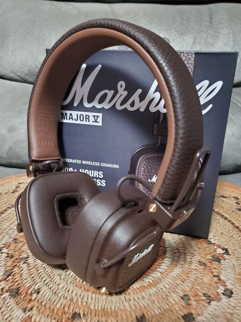 美品　Marshall Major V ワイヤレスヘッドフォン ブラック