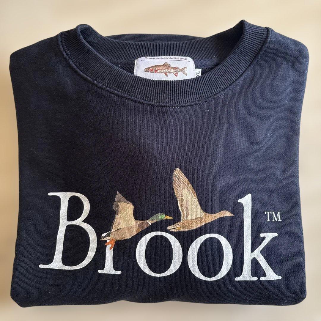 n*a様 [極美品]Brook アヒル刺繍 トレーナー ネイビー　brook ト