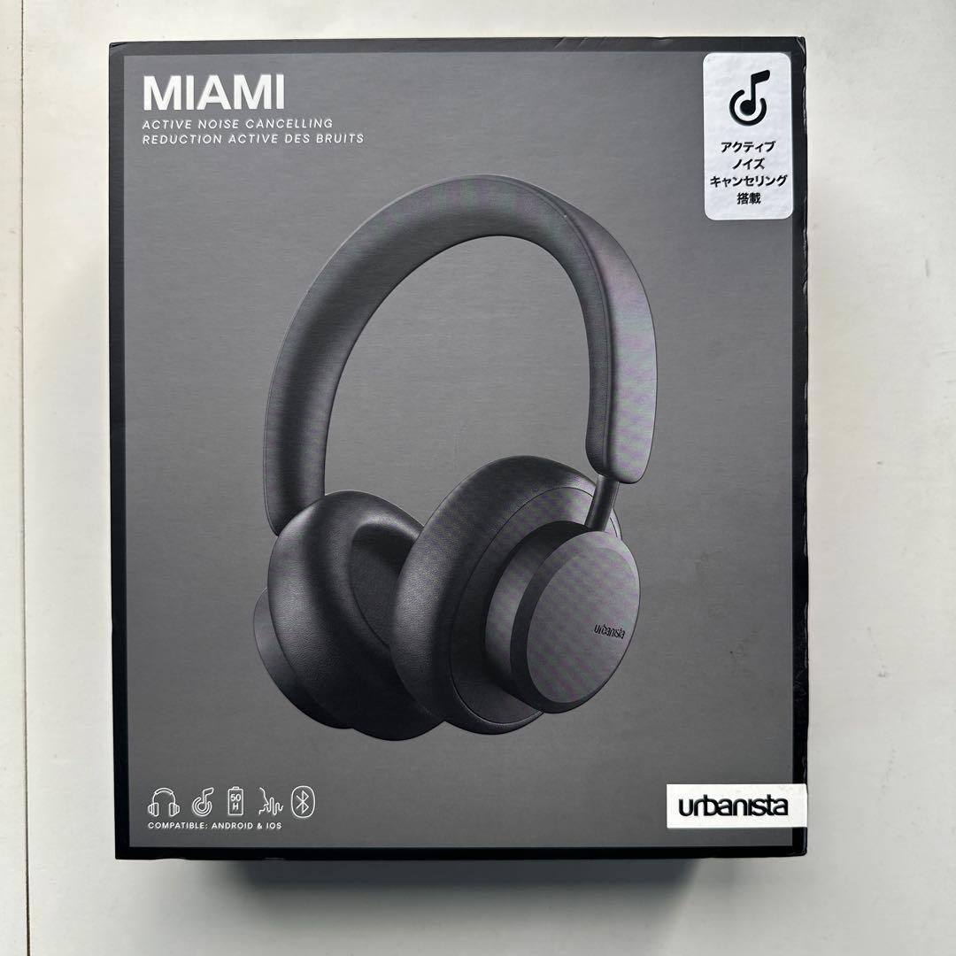 urbanista MIAMI ワイヤレスヘッドホン ブラック