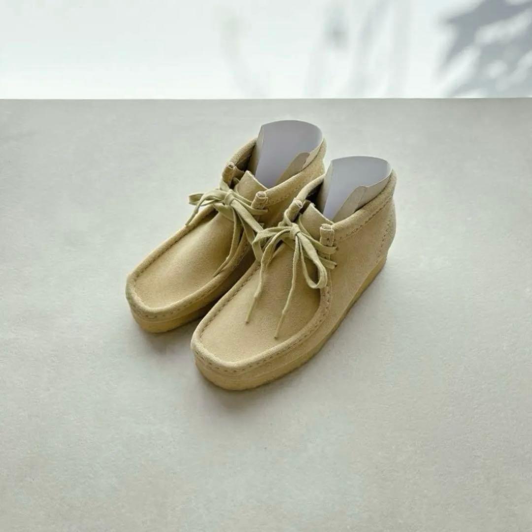 未使用　クラークス　ワラビー ブーツ　22