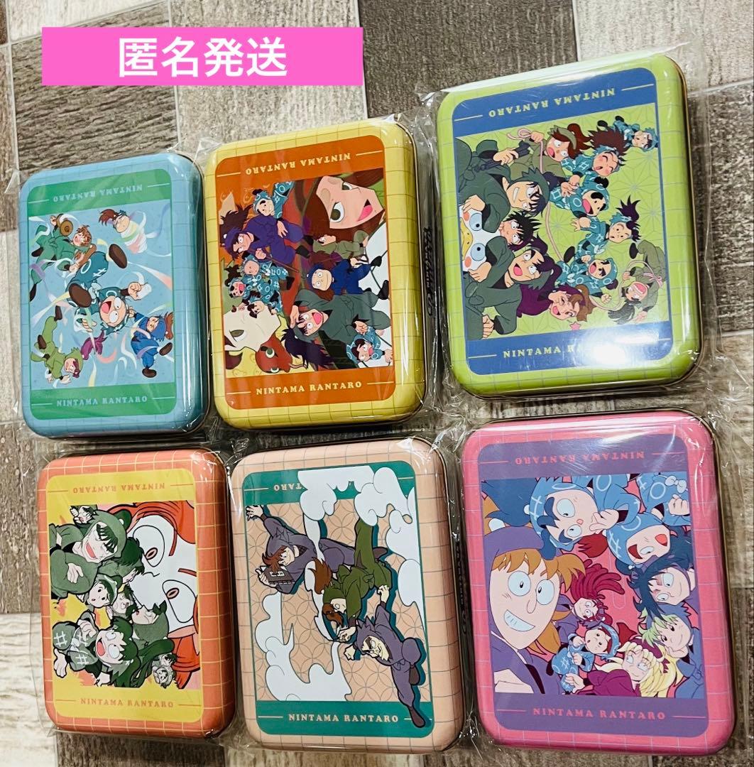 新品　イオン限定　忍たま乱太郎　クッキー缶　全6種　コンプリート