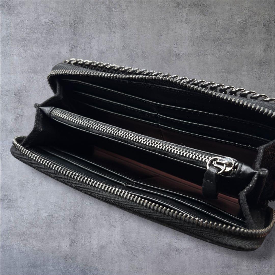 【極美品】ステラマッカートニー ファラベラ 長財布 ラウンドファスナー