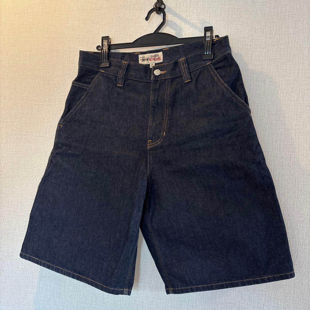 Stüssy WORKGEAR ハーフデニムパンツ