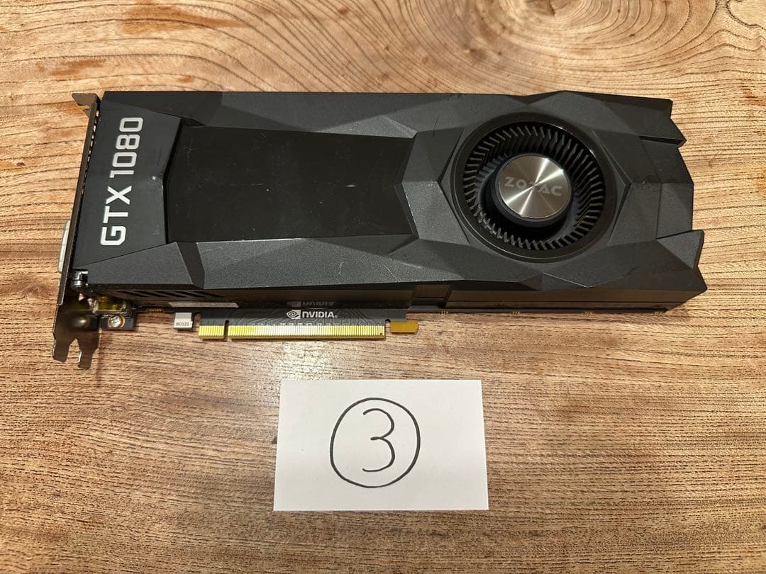 【ジャンク】ZOTAC NVIDIA GeForce GTX1080 ③