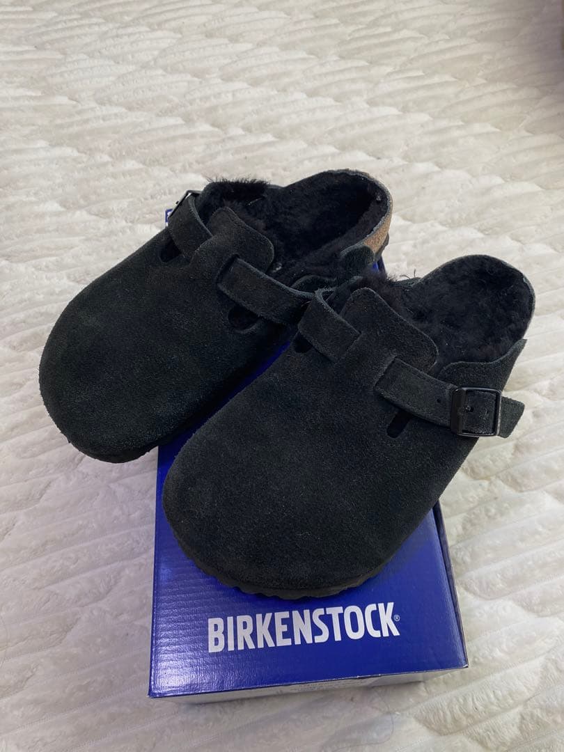 ビルケンシュトック ボストンシェアリング　スエードブラック　36 23cm