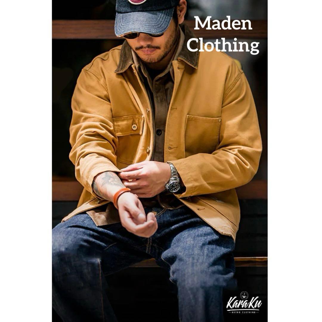 【新品タグ付】karaku 襟コーデュロイ カバーオール チョアコート