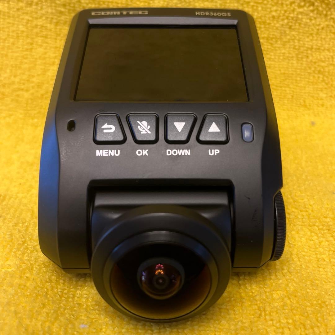 ☆整備品☆電池交換済☆最新Ver コムテックドライブレコーダーHDR360GS