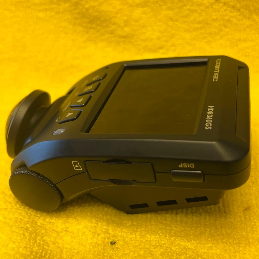 ☆整備品☆電池交換済☆最新Ver コムテックドライブレコーダーHDR360GS