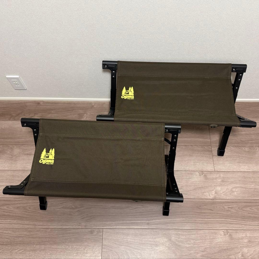 オガワ　アルミカーゴベンチ　2個セット