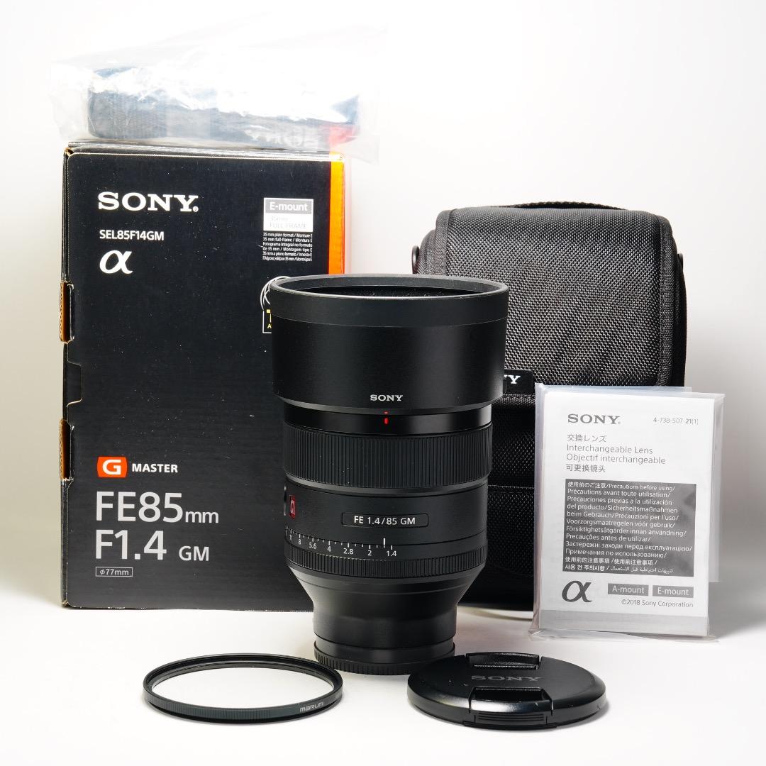 【極美品】Sony Gマスター SEL85F14GM 85mm F1.4 ボケ王