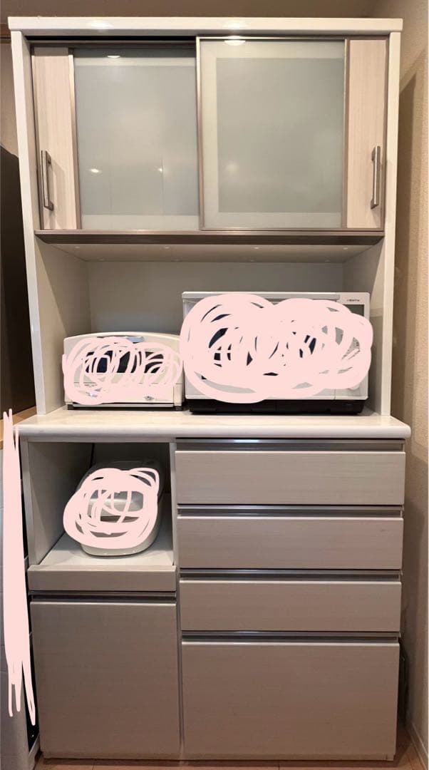 Shaq34　ニトリ　食器棚　カップボード