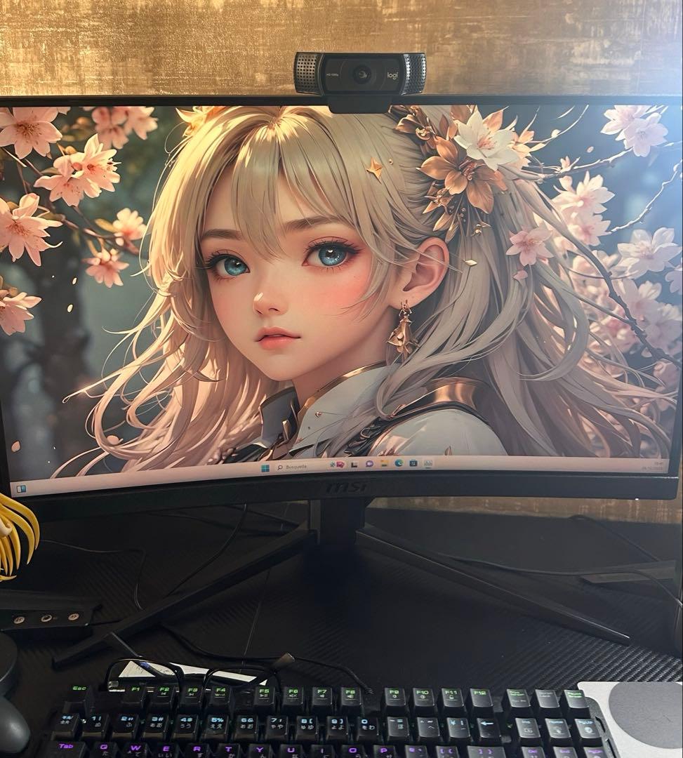 MSI 湾曲ゲーミングモニター G24C4 E2 23.6型180Hz