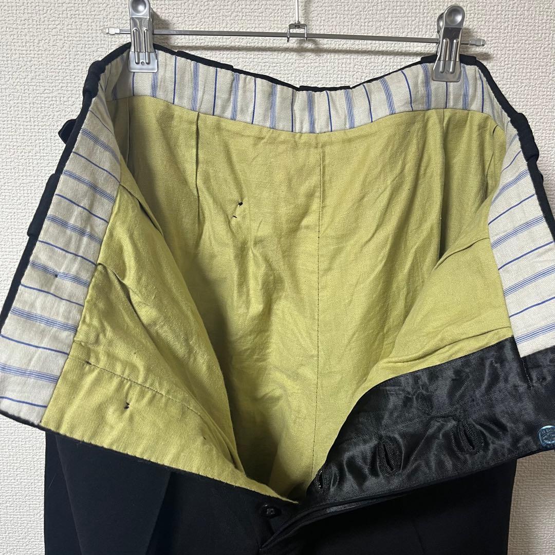 50s ドレスパンツ ユーロヴィンテージ ワイド スラックス ウール