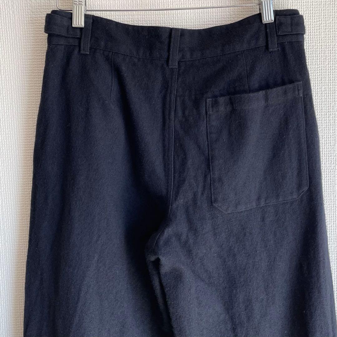 MHL. エムエイチエル マーガレットハウエル ツータックウールワイドパンツ