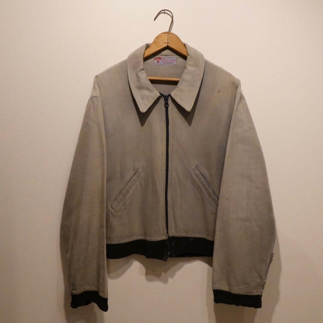 こ*れ様 50s 60s French moleskin zip Knit ja