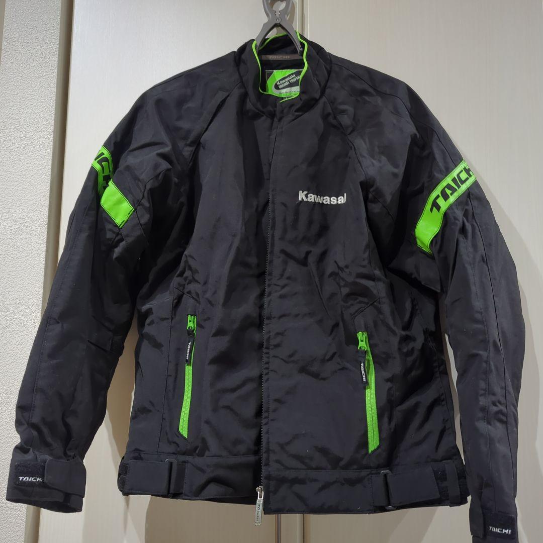 Kawasaki TAICHI ジャケット 黒/緑