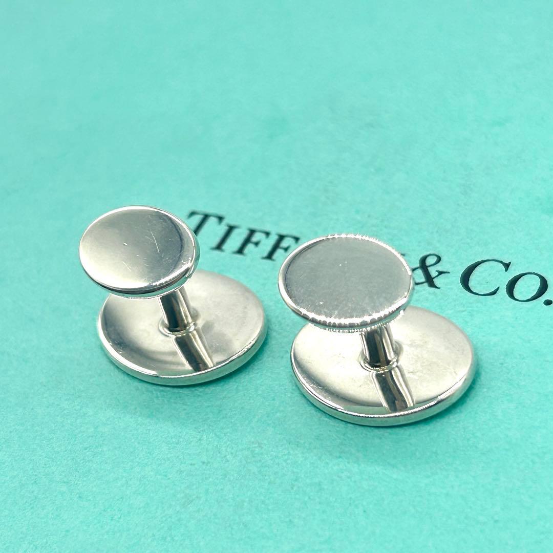美品　ティファニー　リターントゥ　オーバル　カフス　シルバー　925