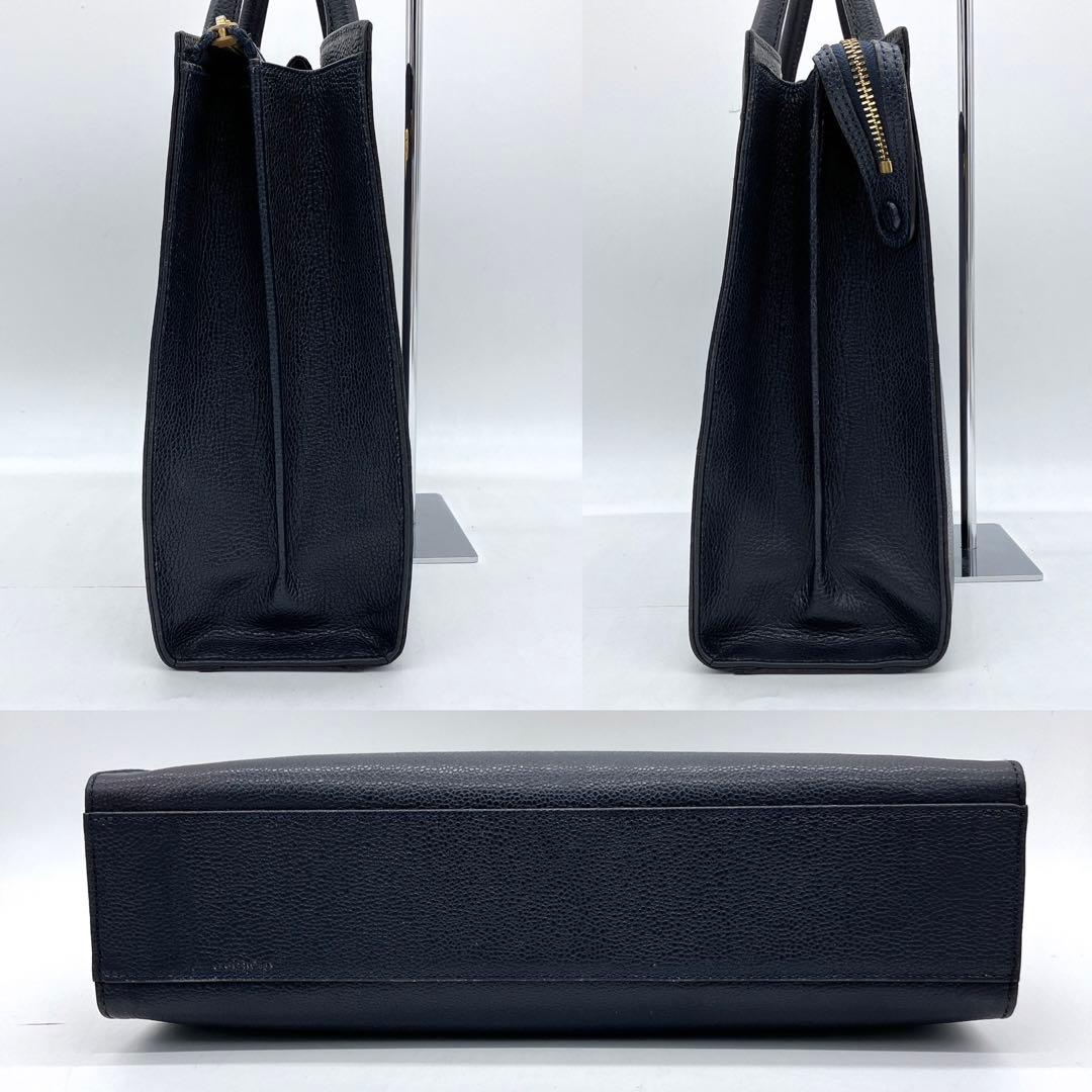 【VALENTINO GARAVANI】2wayバッグ　ゴールド金具　ネイビー