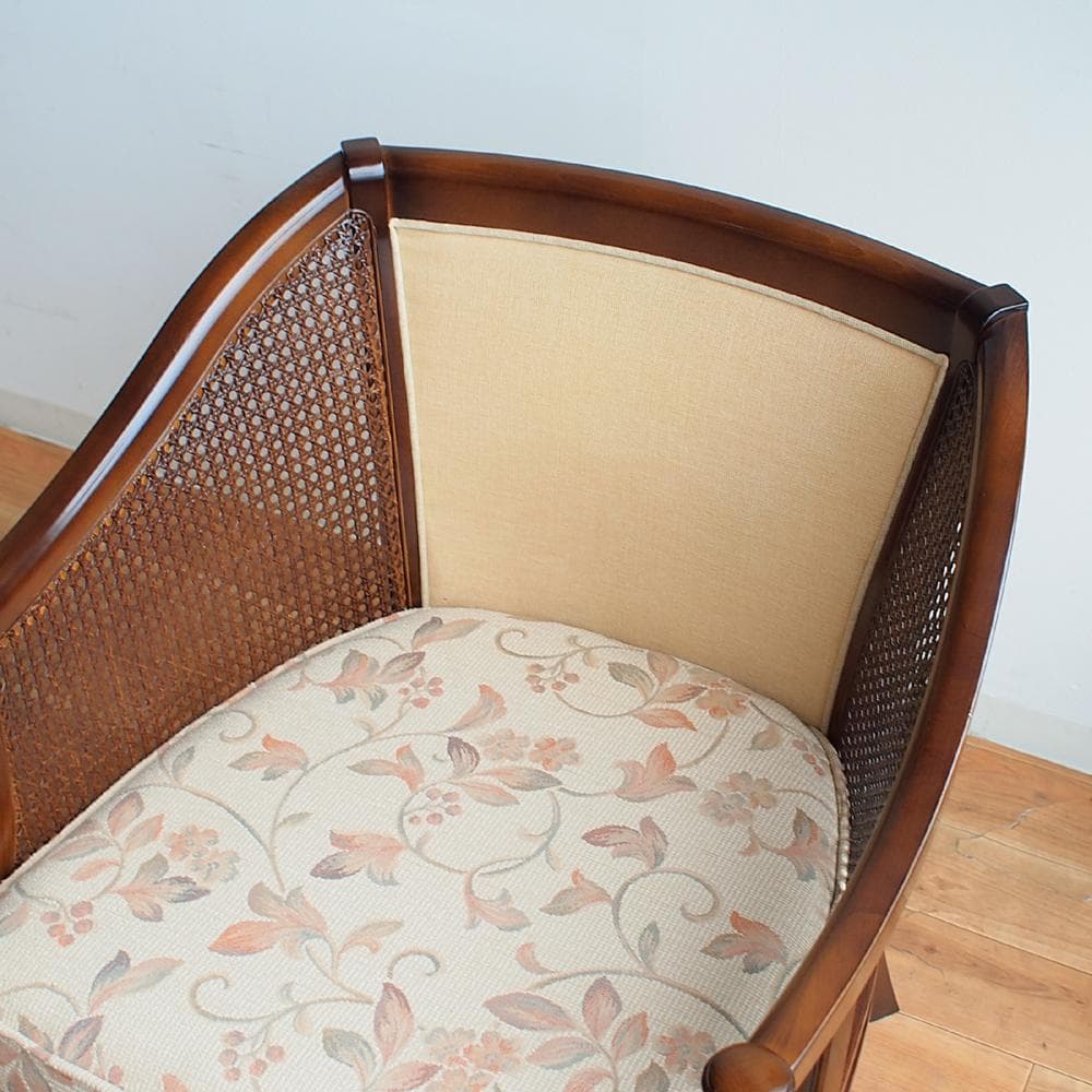 カリモク/karimoku コロニアル 1人掛けソファ A レトロ ビンテージ