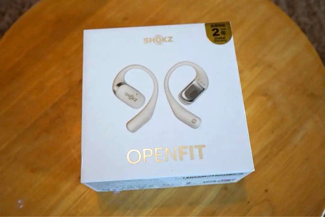 SHOKZ OPENFIT ワイヤレスイヤホン ベージュ 美品