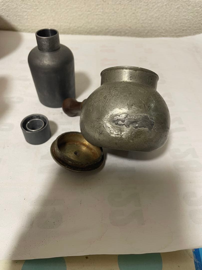 專用です　煎茶道具　古錫　乾茂號造茶壷+急須　2点セット