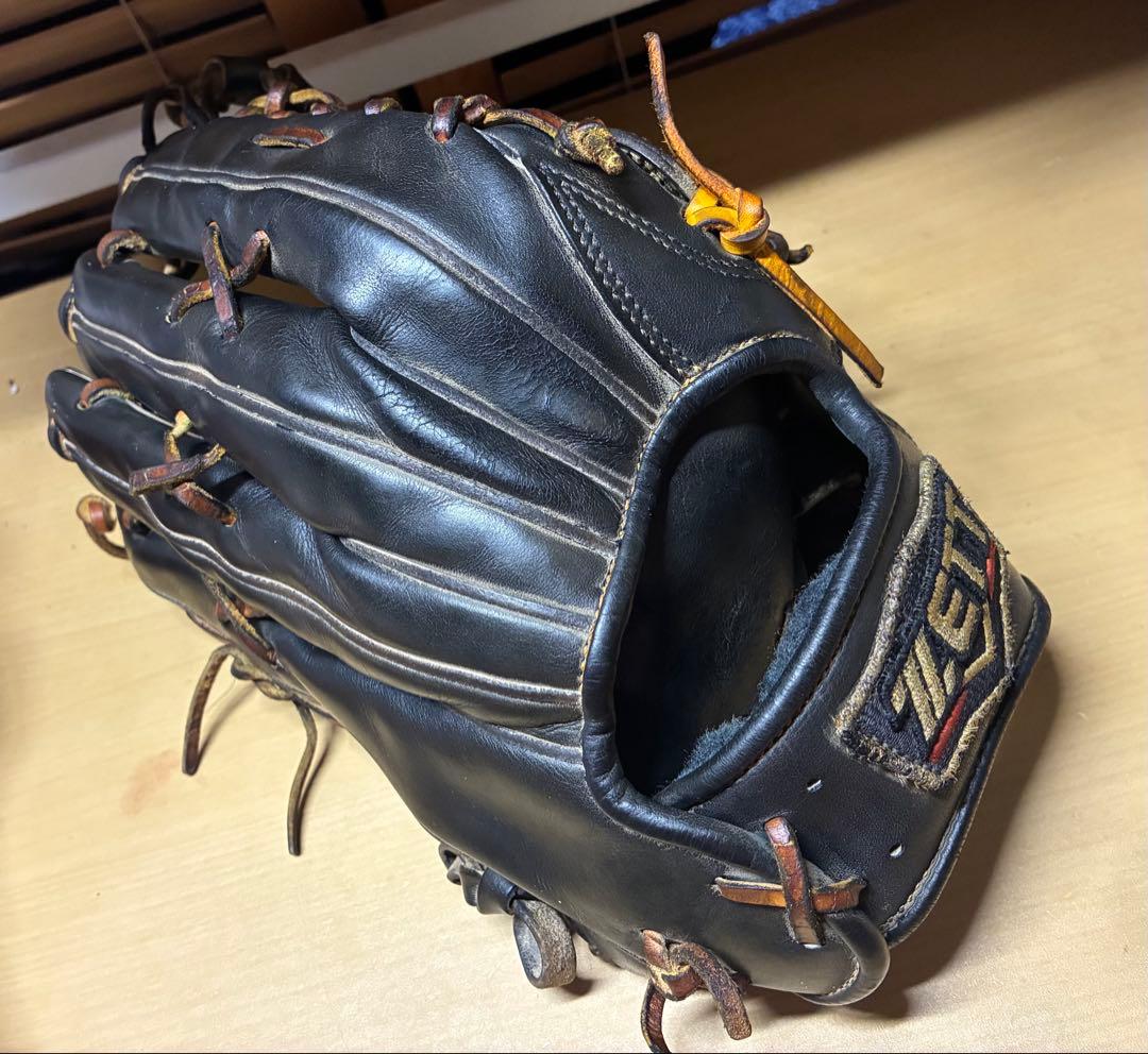値下げ交渉⭕️ ZETT 硬式レザーグローブ 黒