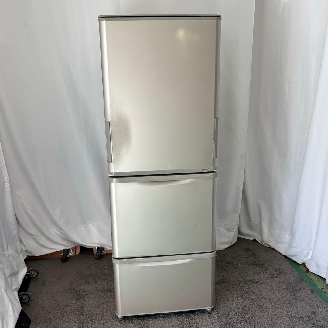 858❤️冷蔵庫　SHARP　300-400ℓ　大型　両開き　中古　安い　設置無料