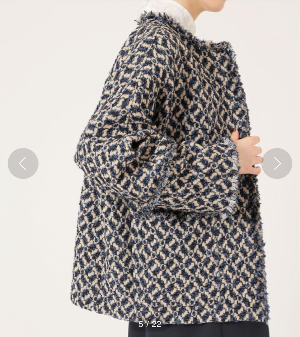 イエナ　＆NAVY GIOLICAジャガードジャケット