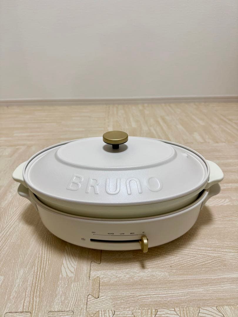 12月14日 終了_BRUNO オーバルホットプレート 本体・プレート3種セット